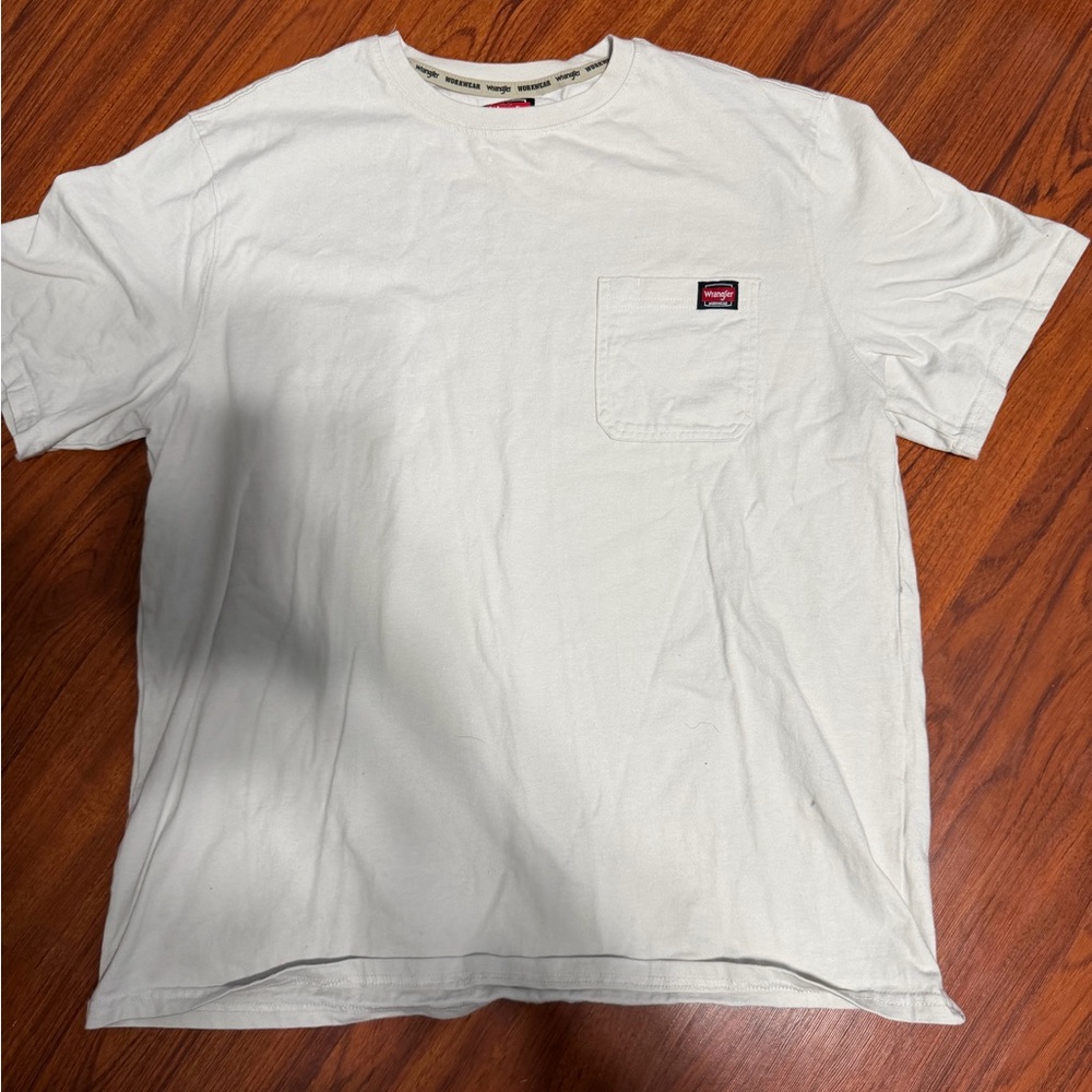 Wrangler Off-White Pocket Tee
